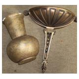 Vase & Heavy Wall Sconce Set