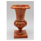 Vtg Italian Alabaster Urn Vase