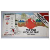 1982 Worlds Fair Game & Shot Glass