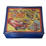 Vntg Matchbox Case w/ Cars