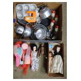 Antique Dolls & Vntg Playhouse Items