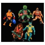 5 Pcs Vntg MOTU Action Figures