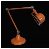 PB Orange Industrial Style Desk Lamp