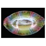 Antique Bonn German Porcelain Fish Platter