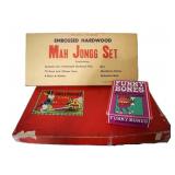 Vntg Mah Jongg, Funny Bones & Wiggly Games