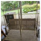 Pair of Mid Century Style Towel / Linen Racks