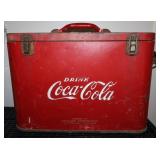 Vtg Coca-Cola Metal Cooler by Cavalier