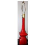 Ceramic Red Table Lamp