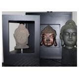 Buddha Head Sculptures