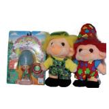Vntg Troll Plush Dolls & Magic Troll NIB