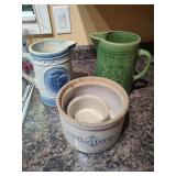 4 Pieces of Stoneware