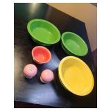 6 Pieces of Fiestaware
