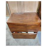 2 Drawer Filing Cabinet & Contents - Read Details