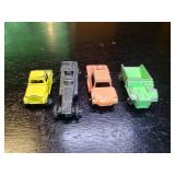 4 Tootsie Toy Cars