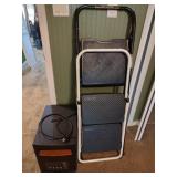 2 Step Ladders and Heater