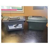 2 Plastic Ammo Cans