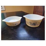 Pyrex Homestead Pattern Casseroles