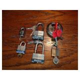 6 Locks with Keys