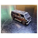 1974 Red Line Hot Wheels Flying Colors Black Van