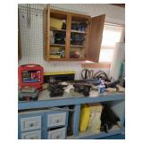 Cabinet, Workbench & Contents- Read Details