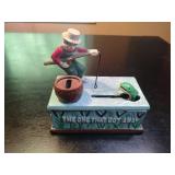 Cast Iron Fisherman Bank