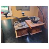 2 Vintage Coffee Grinders