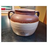 Blue Crown #4 Bean Pot with 2 Handles