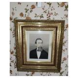 Framed Colorized Photo of Bearded Gentleman Framed Colorized Photo of Bearded Gentleman