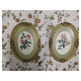 3 Matching Framed Floral Prints 3 Matching Framed Floral Prints