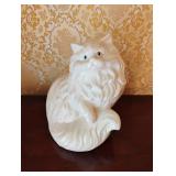 White Ceramic Cat White Ceramic Cat