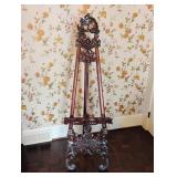 Hand Carved Baroque Revival Easel Hand Carved Baroque Revival Easel