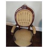 Victorian Antique Cabriolet Leg Armchair Victorian Antique Cabriolet Leg Armchair