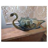 Vintage Blown Glass Swan 3 Vintage Blown Glass Swan 3