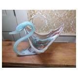 Vintage Blown Glass Swan 4 Vintage Blown Glass Swan 4
