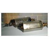 2 Large Brass Lights 2 Large Brass Lights