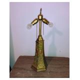Vintage Metal Painted Table Lamp Vintage Metal Painted Table Lamp