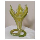 Vintage Sooner Blown Art Glass Vase Vintage Sooner Blown Art Glass Vase