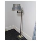 Brass Floor Lamp with Marble Base Brass Floor Lamp with Marble Base