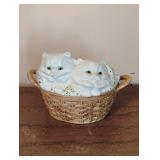 Ceramic Cat Basket Ceramic Cat Basket