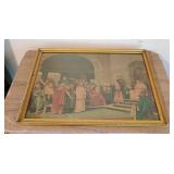 Vintage Jesus Christ on Trial Print Vintage Jesus Christ on Trial Print