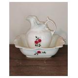 White Pitcher and Bowl Set White Pitcher and Bowl Set