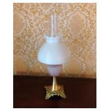 Vintage Glass Globe Electric Lamp Vintage Glass Globe Electric Lamp
