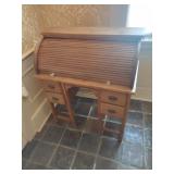 Restored Antique Roll Top Desk Restored Antique Roll Top Desk