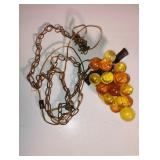 Mid Century Lucite Grape Cluster Hanging Light Mid Century Lucite Grape Cluster Hanging Light
