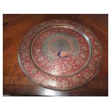 Peacock Brass Tray Peacock Brass Tray