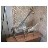 2 Brass Giraffes 2 Brass Giraffes