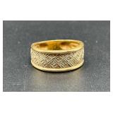 14K Gold Textured Band Ring 14K Gold Textured Band Ring