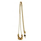 14KT Gold Bead Necklace 14KT Gold Bead Necklace