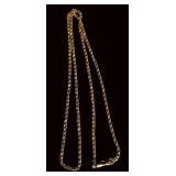 14KT Gold Rope Chain Necklace 14KT Gold Rope Chain Necklace