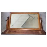 Vtg Wooden Vanity Dresser Mirror Vtg Wooden Vanity Dresser Mirror